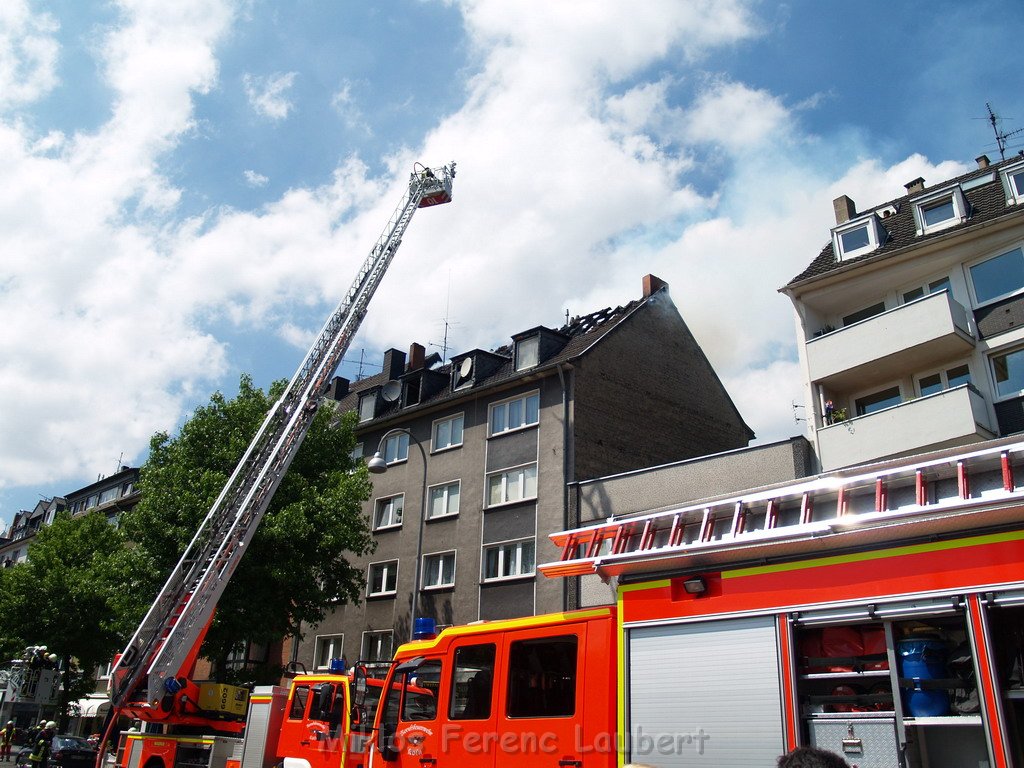 Dachstuhlbrand Koeln Kalk Kalker Hauptstr   P077.JPG